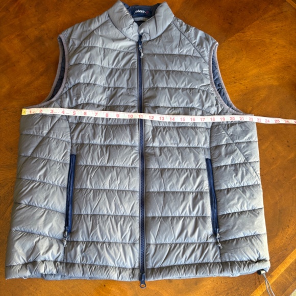 Johnnie-O vest Straits Quilted zip front Large gray - Picture 7 of 14